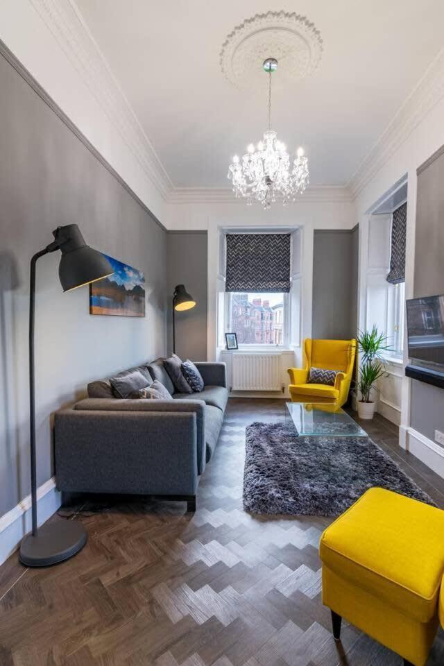 Bright And Airy Apartment Glasgow Dış mekan fotoğraf